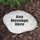 Engraved Any Message Garden Stone L567114
